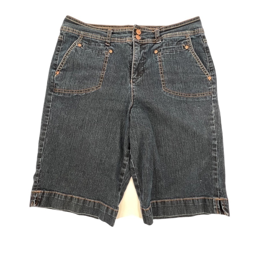 Style & Co. Tummy Control Bermuda Jean Shorts Size 10 Women's